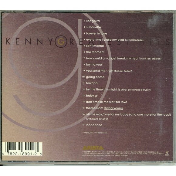 CD Kenny Greatest Hits 17 Songs Used Vintage 1997 - Picture 2 of 12